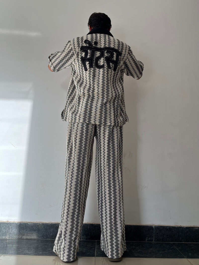 Black & White Abstract Co-ord Set