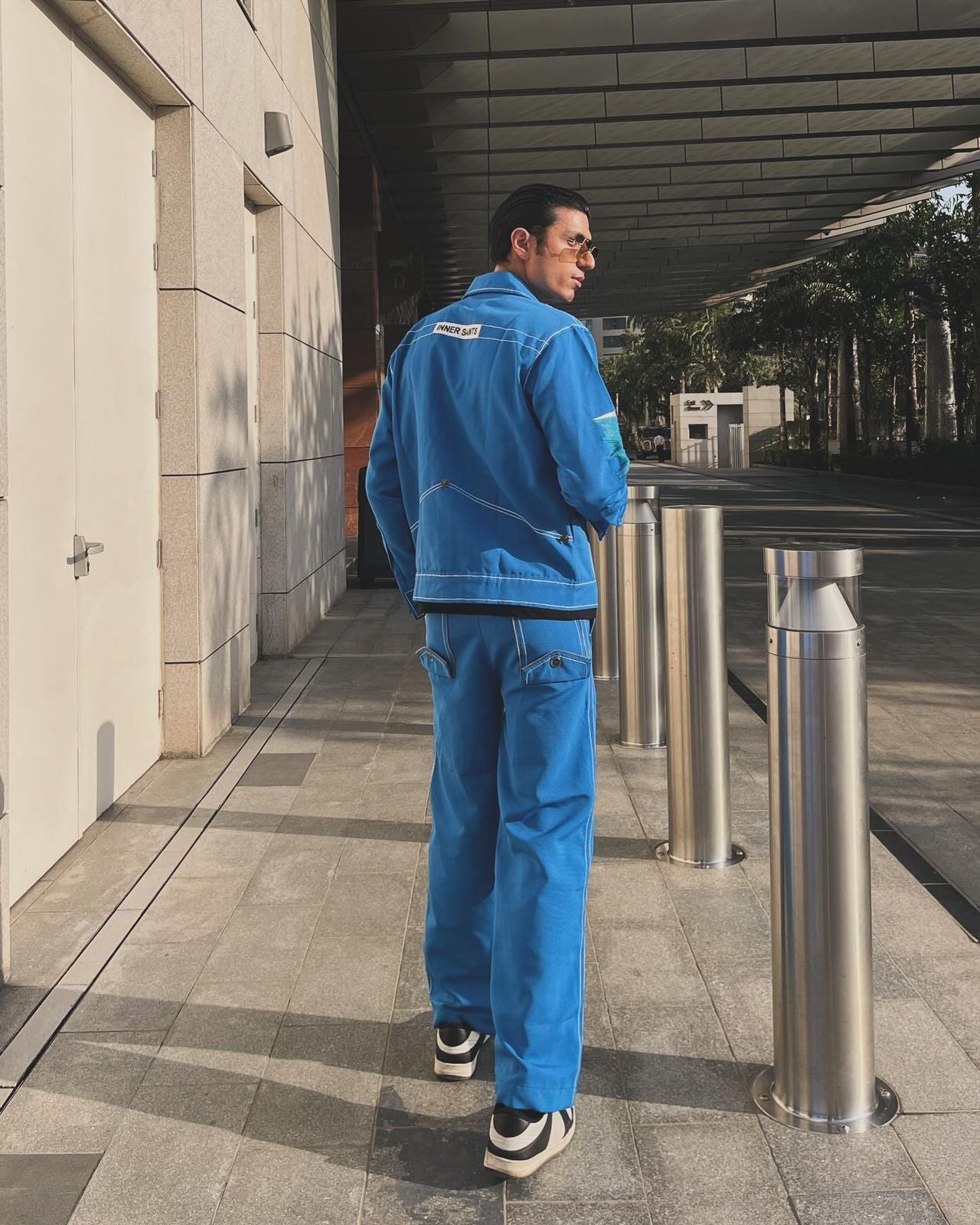 AZURE BLUE JACKET & PANTS SET