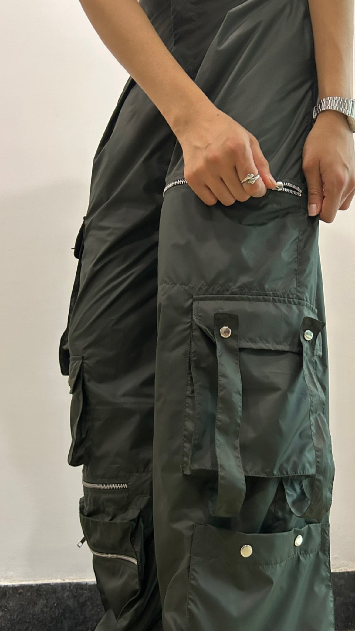 UNISEX PARACHUTE OVERSIZED CARGO PANTS