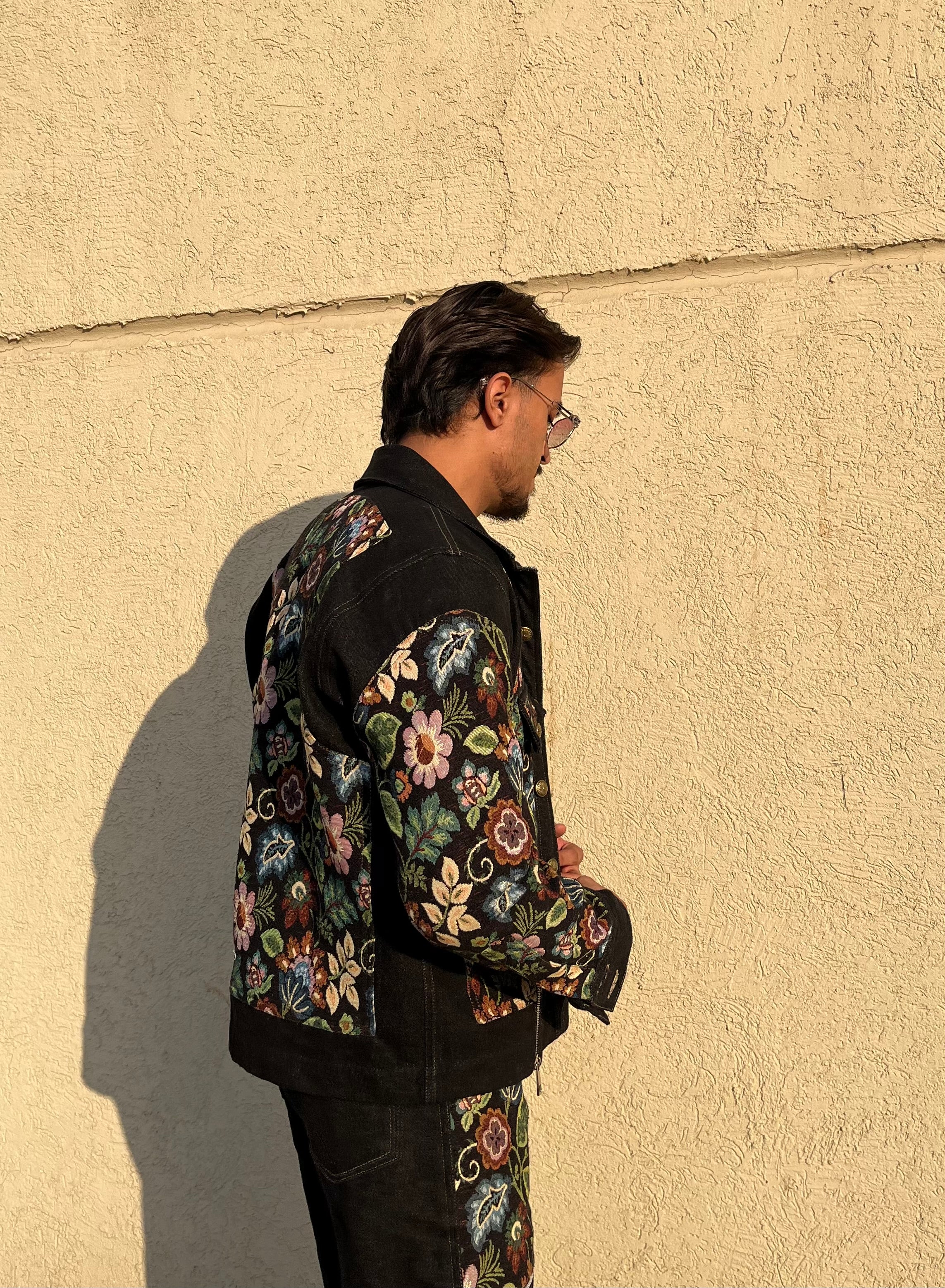 Black Floral Jacket