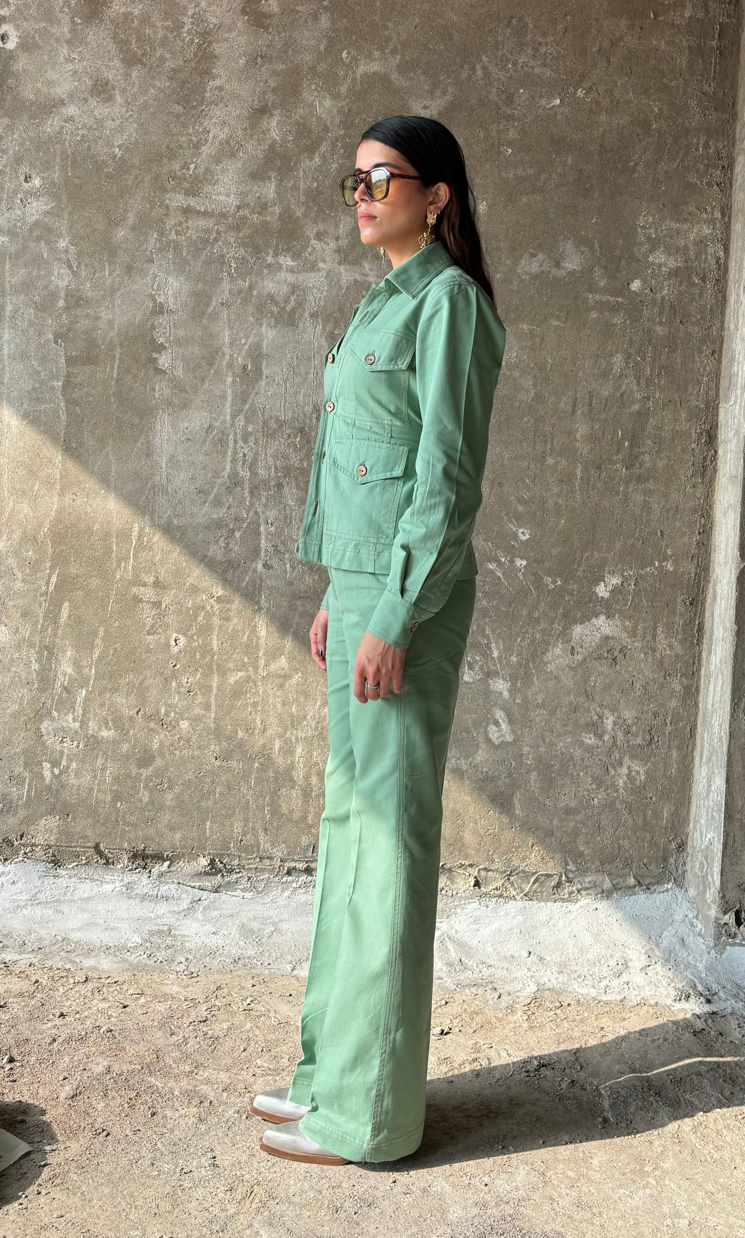 Vintage Green Co-ord Set