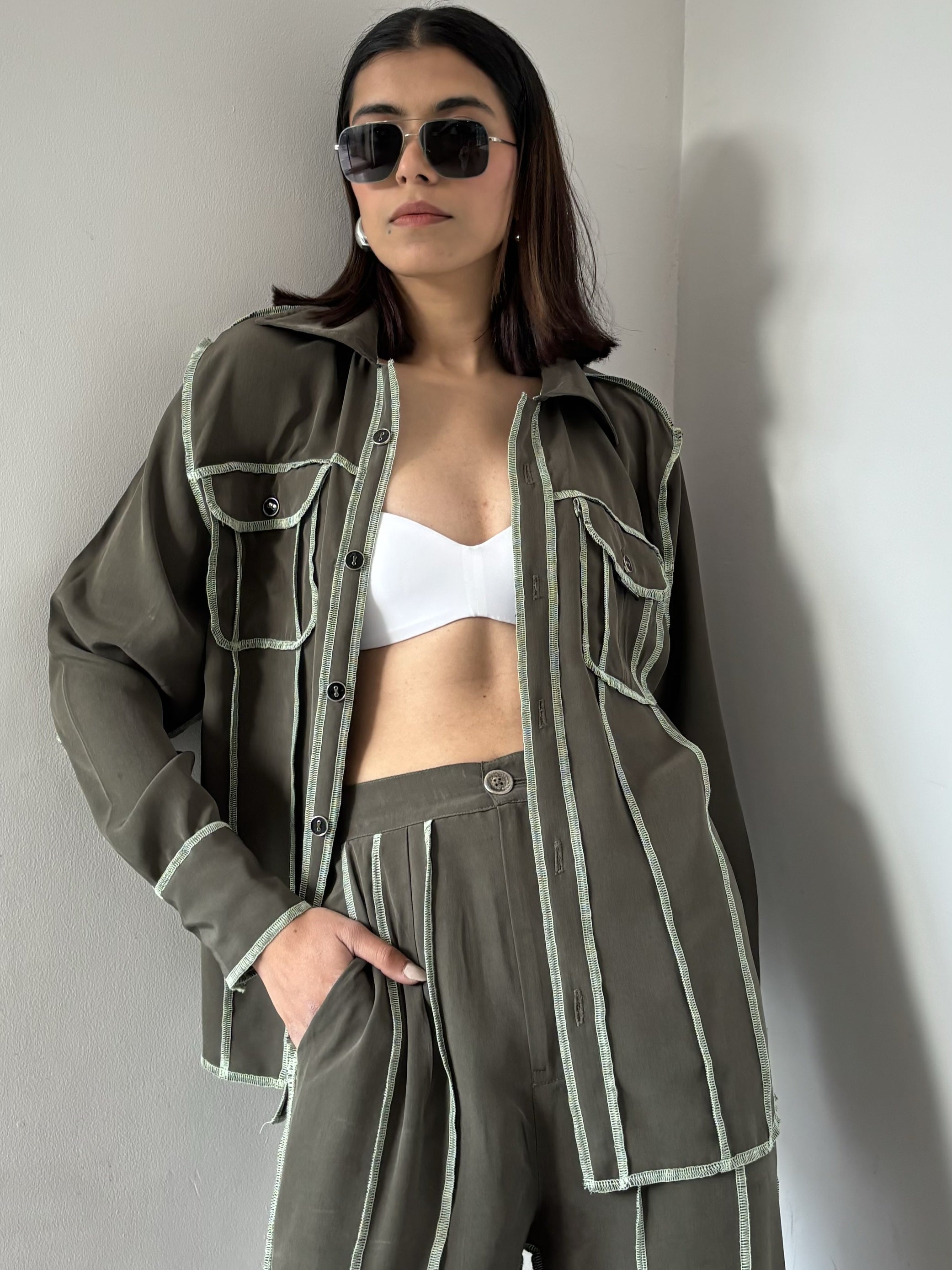 Deep Green Essential Co-ord Set