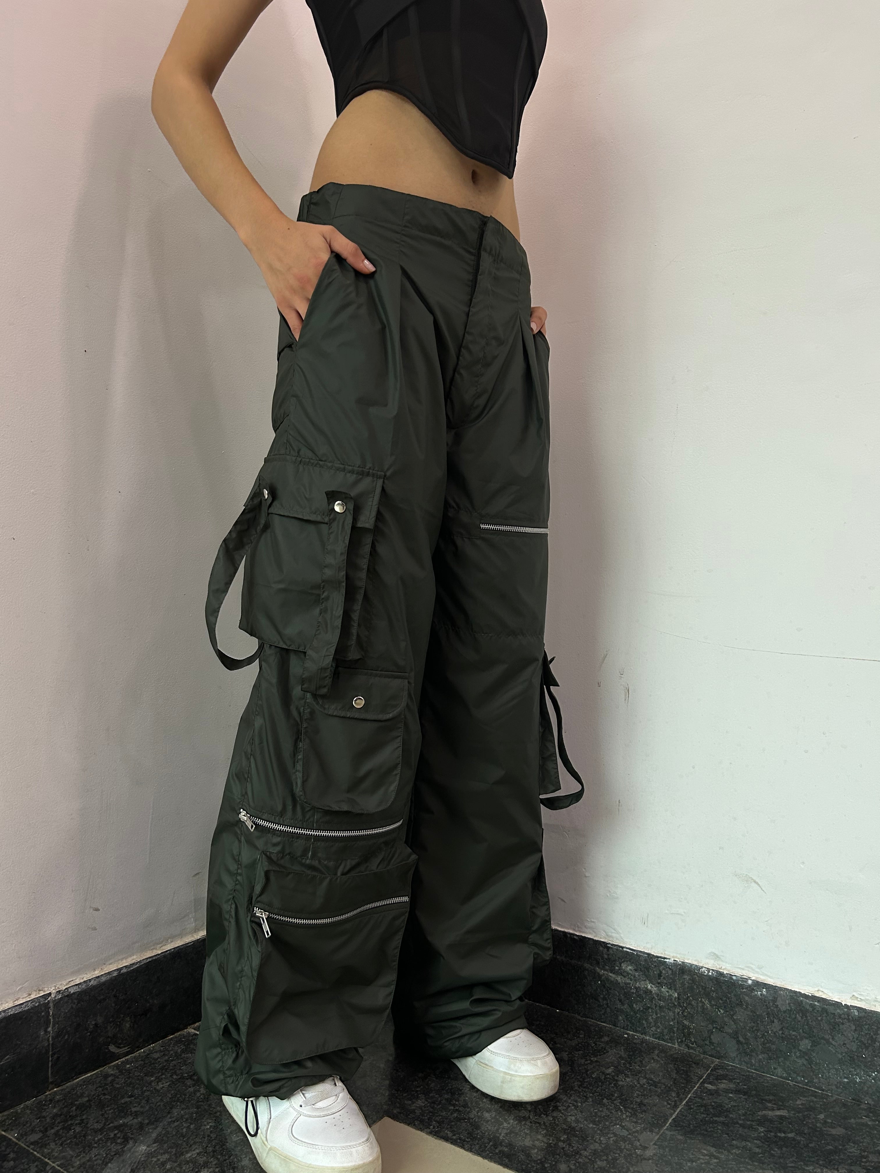 UNISEX PARACHUTE OVERSIZED CARGO PANTS