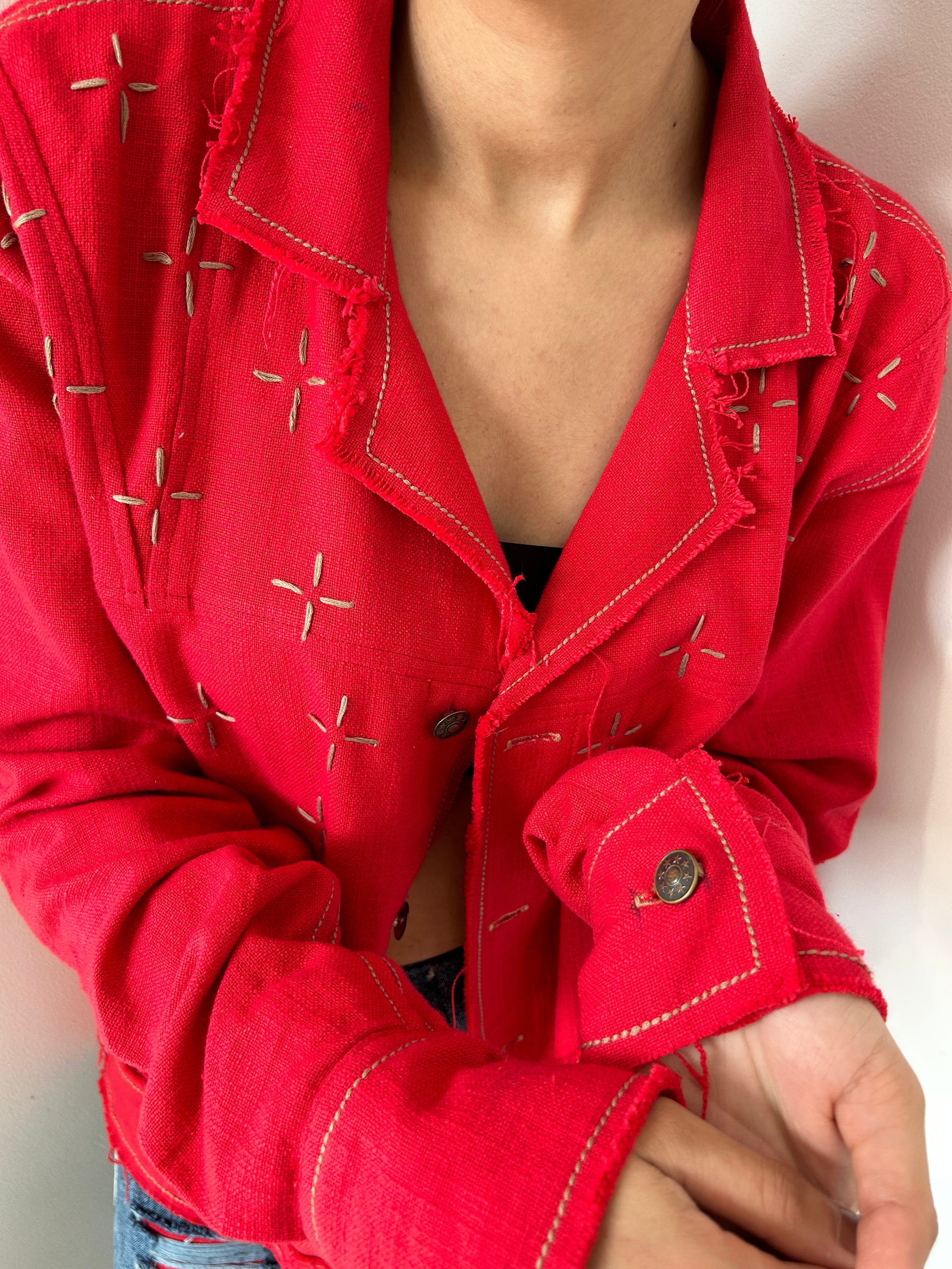 UNISEX TERRITORIAL RED SHACKET