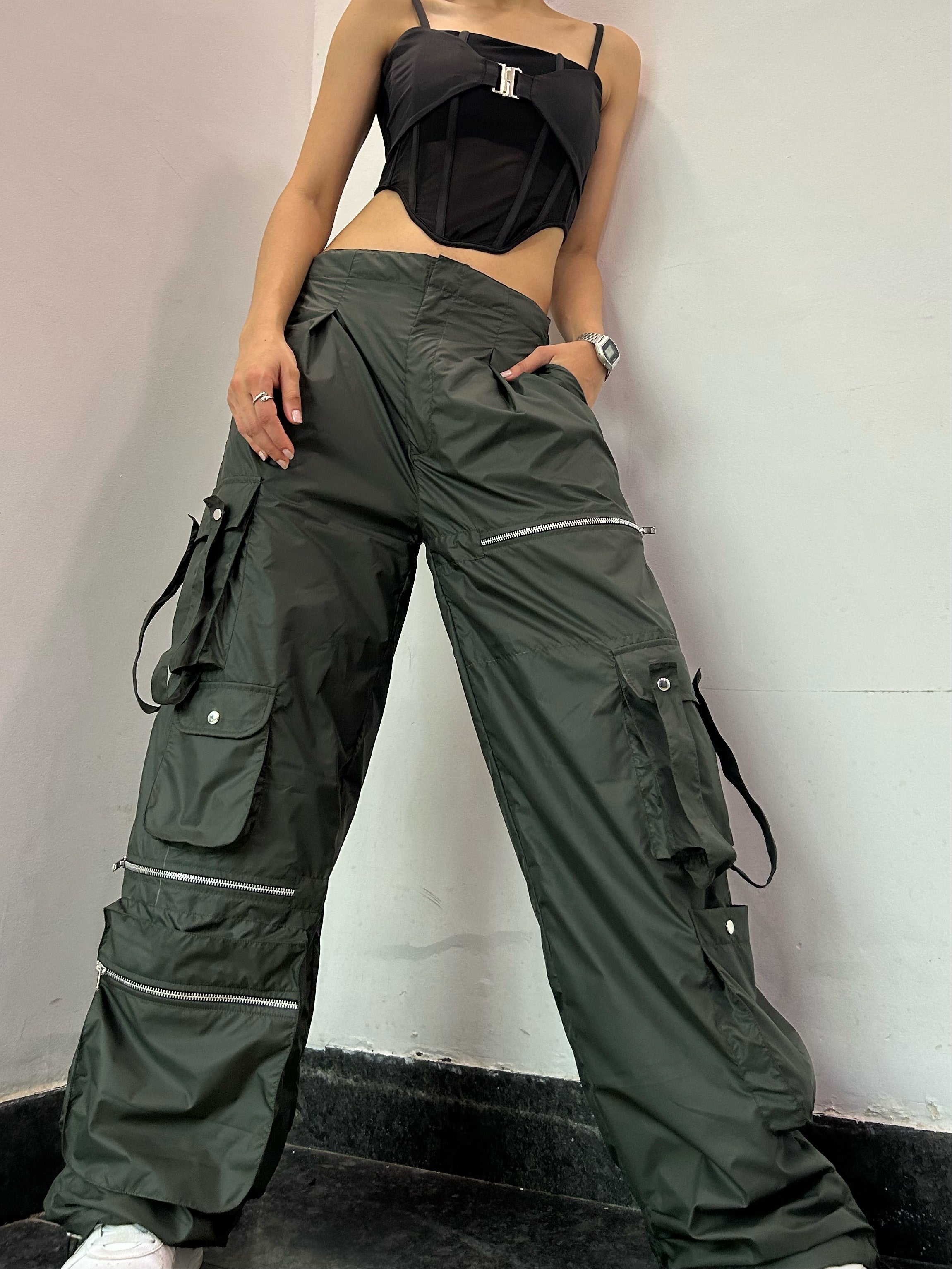 UNISEX PARACHUTE OVERSIZED CARGO PANTS