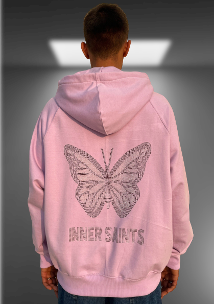 Butterfly  Lavender Oversized Hoodie