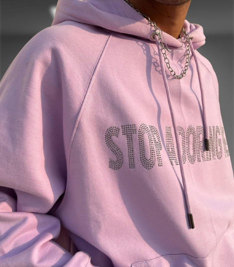 Butterfly  Lavender Oversized Hoodie